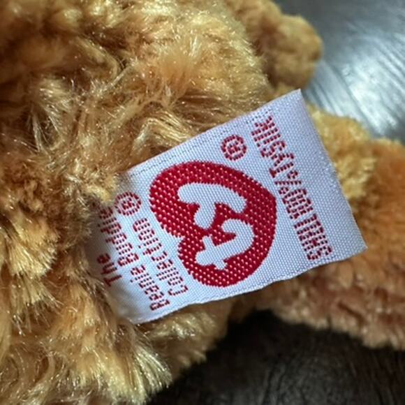 2004 Ty Beanie Buddies FUMBLES Monkey Golden Floppy Stuffed Plush 15" Tysilk Toy - Picture 10 of 12